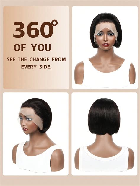 Amazon.co.uk: Pixie Cut Human Hair Wig